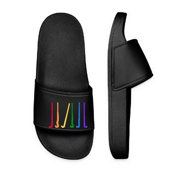 Hockey Hockey sur gazon Sports de hockey Bâton de hockey - Claquettes Femme - noir - Devant