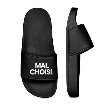 Mal choisi - Claquettes Femme - noir - Devant