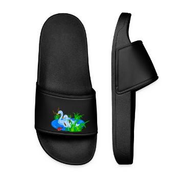Lac Bird Pond - Claquettes Femme - noir - Devant