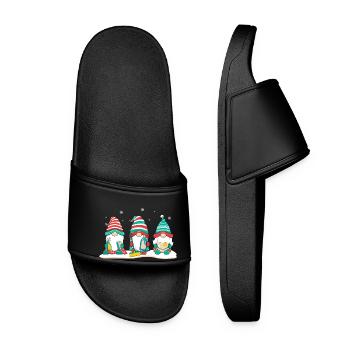 Cadeaux de Noël Noël - Claquettes Femme - noir - Devant
