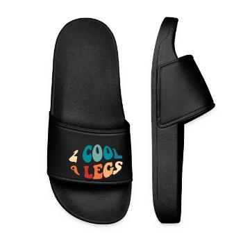 2 cool 4 legs - Frauen Badelatschen - Schwarz - Vorne