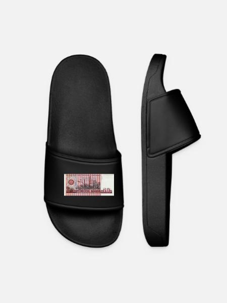 50 Marks of the GDR - Women’s Pool Sliders - black