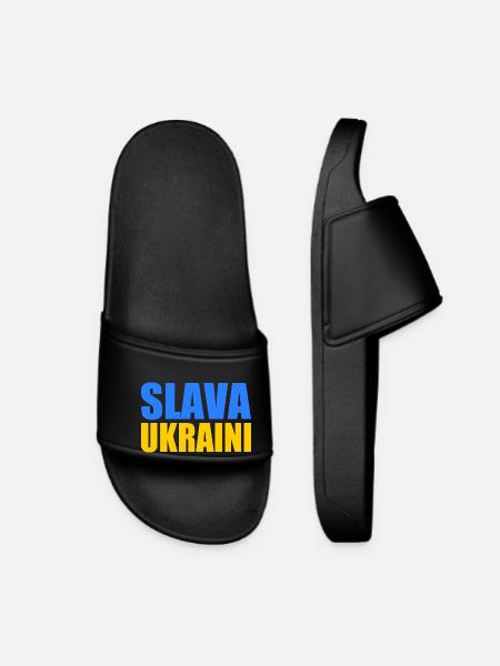 Slava ukraini - Claquettes Femme - noir