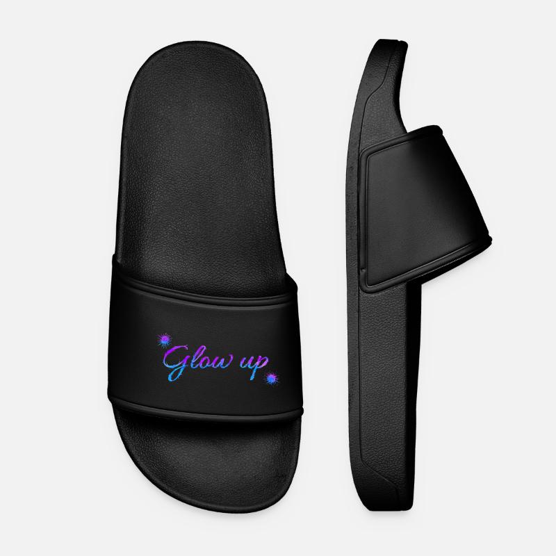 Glow up - Women’s Pool Sliders - black