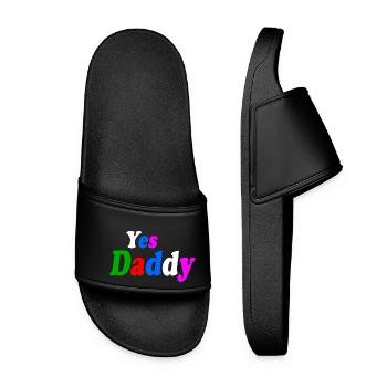 Yes daddy - Claquettes Femme - noir - Devant