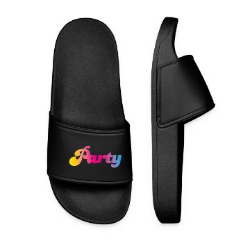 Party Course Celebrate Mallorca Colorful Color Fun - Women’s Pool Sliders - black - Front