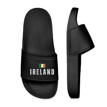 Drapeau de l’Irlande, Irish Pride - Claquettes Femme - noir - Devant
