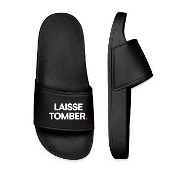 Laisse tomber - Claquettes Femme - noir - Devant