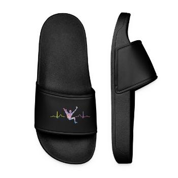 Boulderer heartbeat Bouldering Bouldering - Women’s Pool Sliders - black - Front