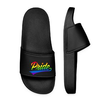 PRIDE LGBT CSD - Claquettes Femme - noir - Devant