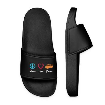 Bus de Peace Love - Claquettes Femme - noir - Devant