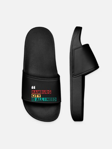 Hamburg City is all i need - Women’s Pool Sliders - black