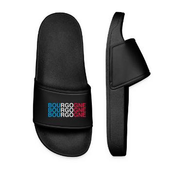 BOURGOGNE Frankreich France Flag - Women’s Pool Sliders - black - Front