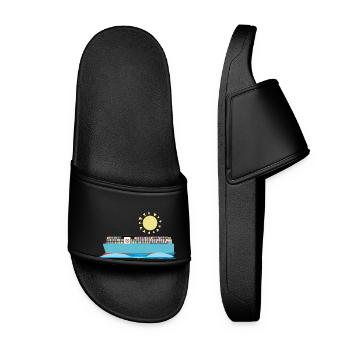 Container Ship - Women’s Pool Sliders - black - Front