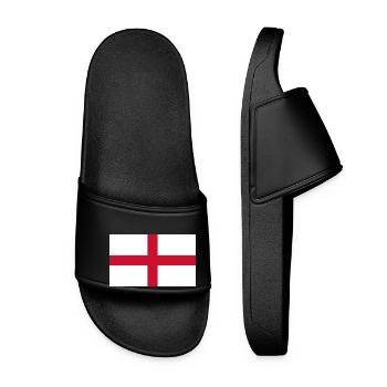England - Women’s Pool Sliders - black - Front