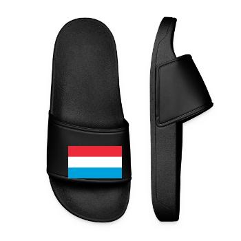 Luxemburg - Frauen Badelatschen - Schwarz - Vorne