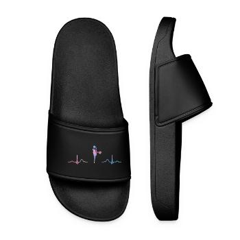 Cheerpom pom girls Mom Cheerleading - Claquettes Femme - noir - Devant