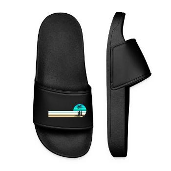 Horizon de la plage - Claquettes Femme - noir - Devant