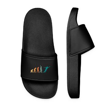 Evolution Escrime Retro - Claquettes Femme - noir - Devant