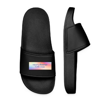Neurodiverse Brilliance - Women’s Pool Sliders - black - Front
