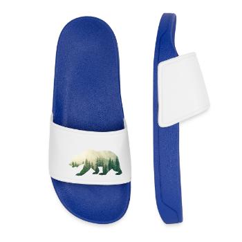 Grizzly - Women’s Pool Sliders - royal blue - Front
