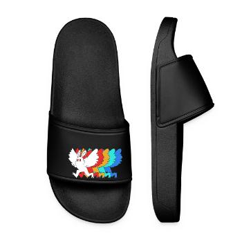 Papillon de nuit - Claquettes Femme - noir - Devant