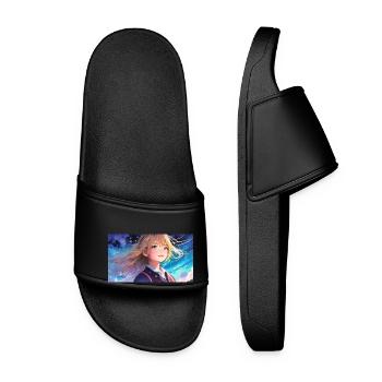 SWS GIRL - Women’s Pool Sliders - black - Front