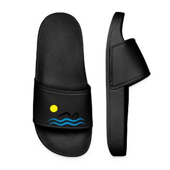 2541614 15252539 natation - Claquettes Femme - noir - Devant