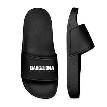 Barcelona Bold Distressed Typ - Frauen Badelatschen - Schwarz - Vorne