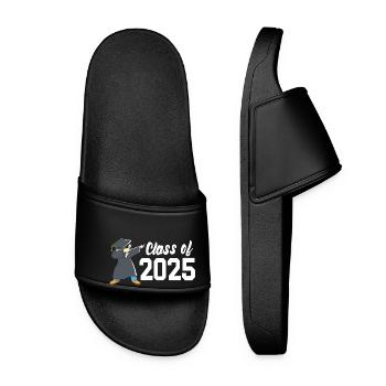 Classe de 2025 Abitur Abiturient Abitur 2025 - Claquettes Femme - noir - Devant