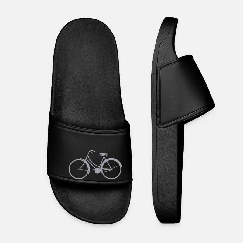Fahrrad - Frauen Badelatschen - Schwarz
