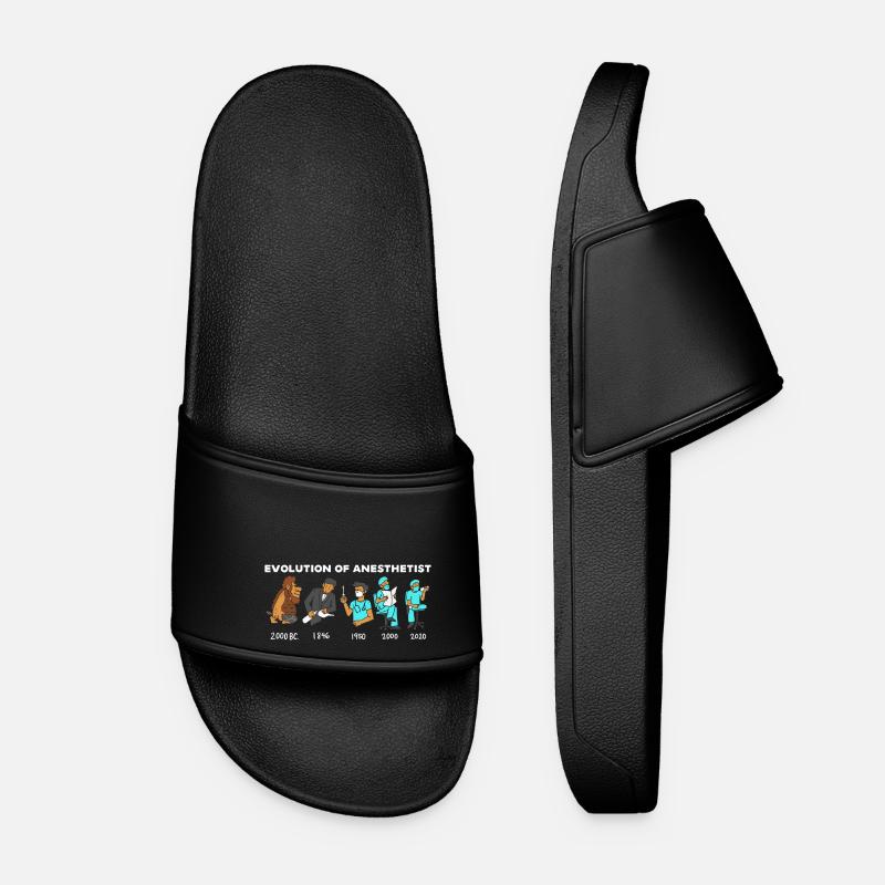 Évolution de l'anesthésiste pour les médecins d'anesthésie - Claquettes Femme - noir