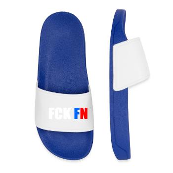 Fck fn - Women’s Pool Sliders - royal blue - Front
