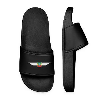 Ethiopia Design – Pride and Culture - Women’s Pool Sliders - black - Front