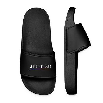 Jiu-Jitsu Sign/ Belt Colours - Frauen Badelatschen - Schwarz - Vorne