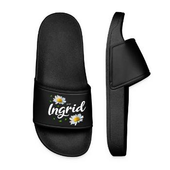 Ingrid - Women’s Pool Sliders - black - Front