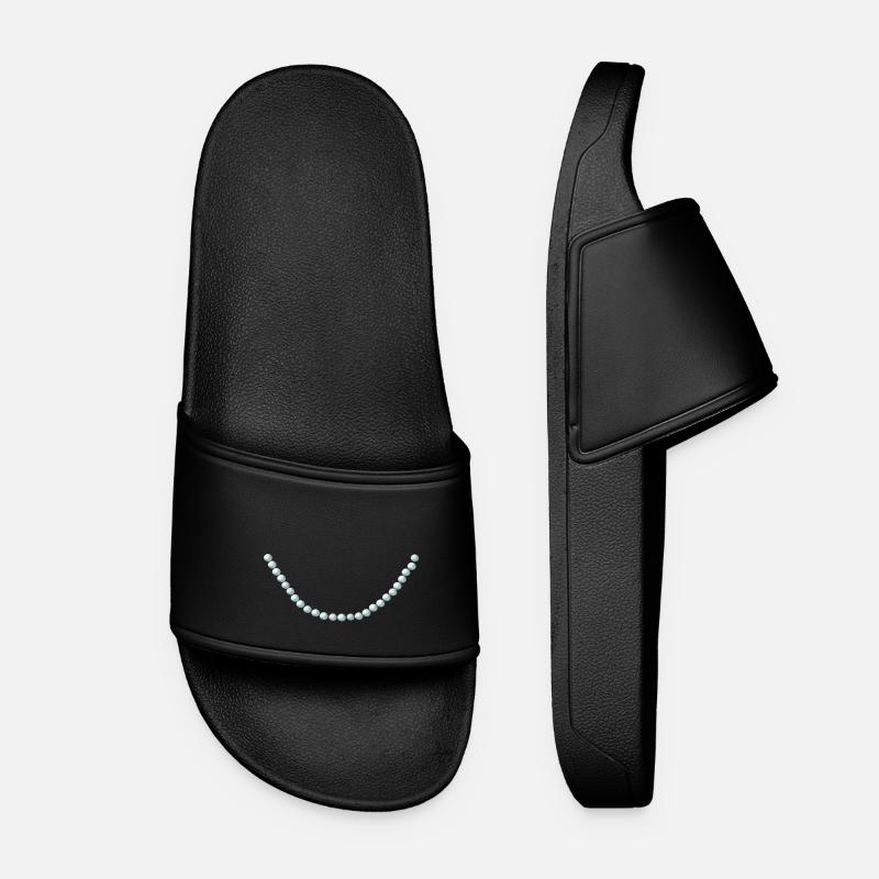 pearl necklace - Women’s Pool Sliders - black