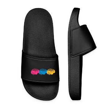 Brains - Women’s Pool Sliders - black - Front