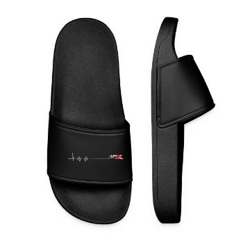 Cycle Route UK Emblem - Women’s Pool Sliders - black - Front