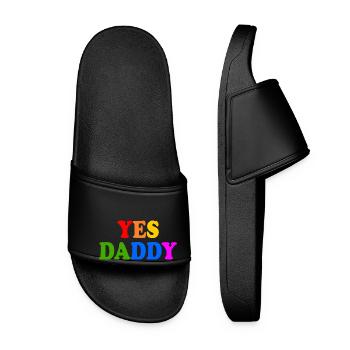 Yes daddy - Claquettes Femme - noir - Devant