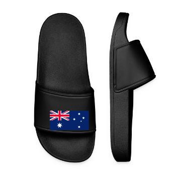 Australian Flag / Drapeau Australie - Claquettes Femme - noir - Devant