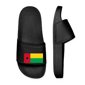 Guinea-Bissau - Women’s Pool Sliders - black - Front