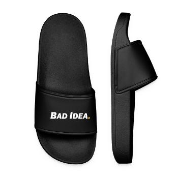 Bad Idea - Frauen Badelatschen - Schwarz - Vorne