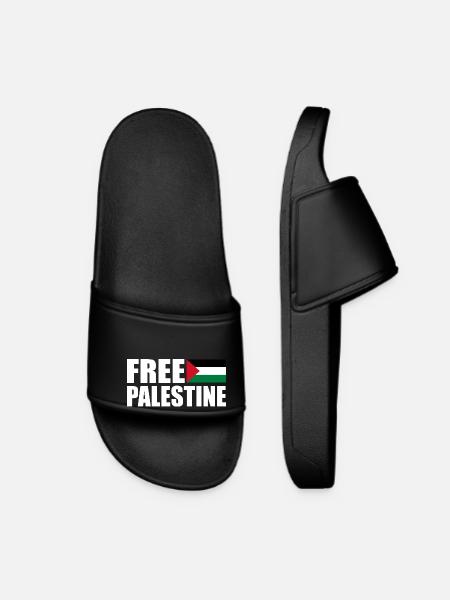 Free palestine - Claquettes Femme - noir