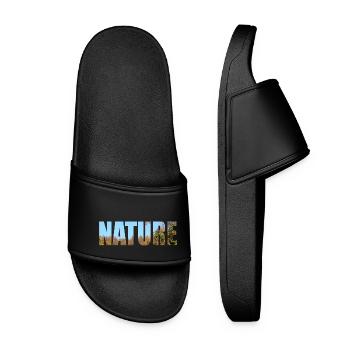 Nature - Women’s Pool Sliders - black - Front