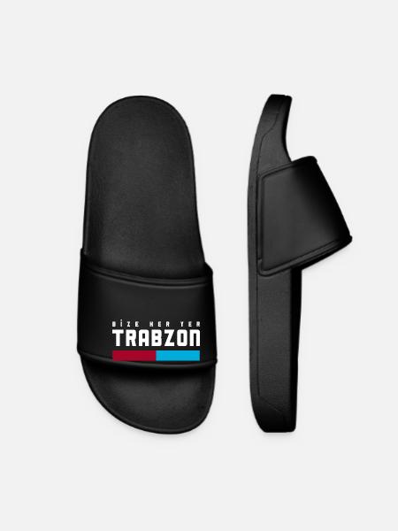 Bize her yer Trabzon - Frauen Badelatschen - Schwarz
