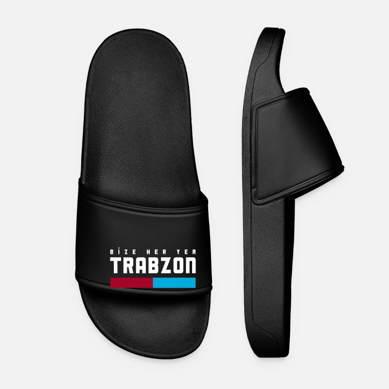Bize her yer Trabzon - Frauen Badelatschen - Schwarz