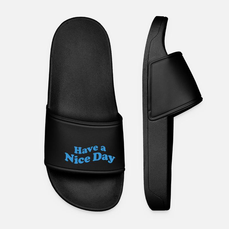 nice day white - Women’s Pool Sliders - black