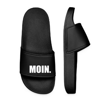 MOIN - Frauen Badelatschen - Schwarz - Vorne