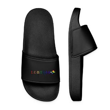 LGBTQIA+ - Claquettes Femme - noir - Devant
